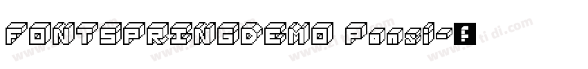 FONTSPRINGDEMO Ponsi字体转换